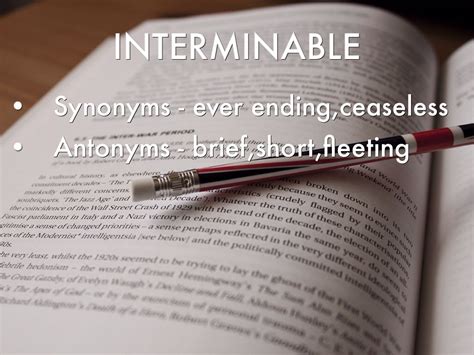 interminable synonym